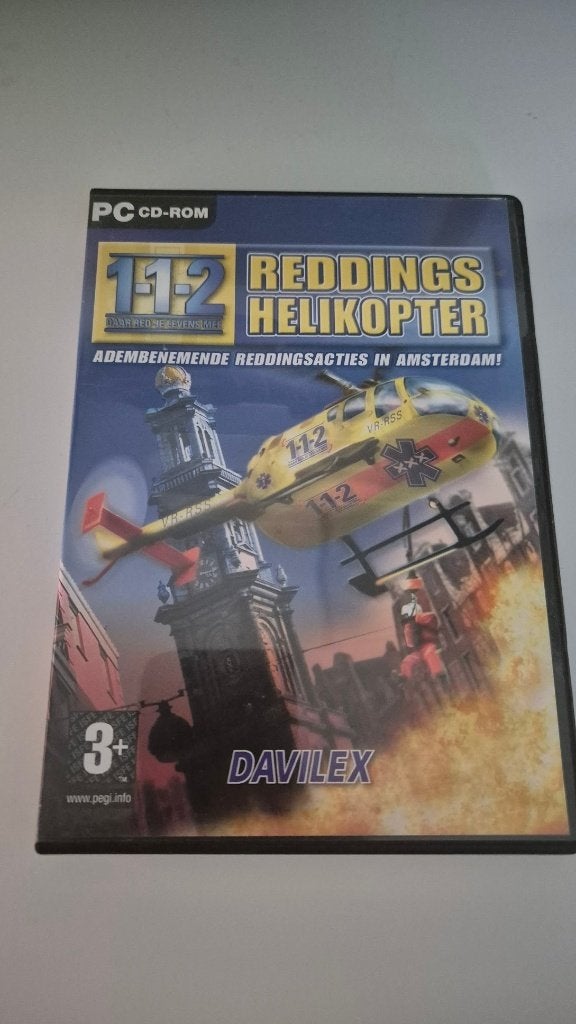 1-1-2 Reddingshelikopter Pc Cd-rom, Avontuur en Actie, 1 speler, Eén computer, Ophalen of Verzenden