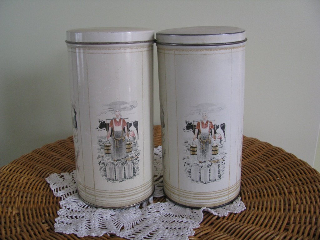 Hille Zaandam * beschuit blik * 2 x in 1 koop *, Verzamelen, Blikken, Ophalen of Verzenden, Gebruikt, Beschuit