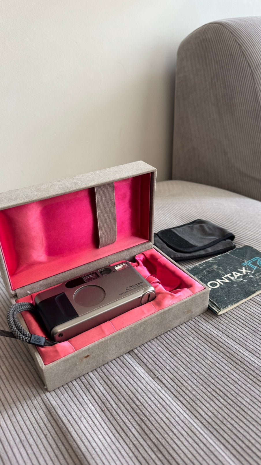 Contax T2, Ophalen of Verzenden, Zo goed als nieuw, Compact, Overige Merken