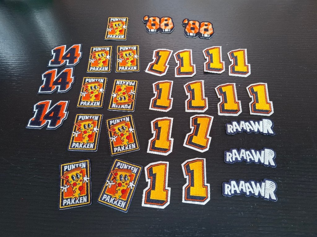 Jumbo Juichjack patches - emblemen - EK voetbal - cijfers, Jumbo, Ophalen of Verzenden