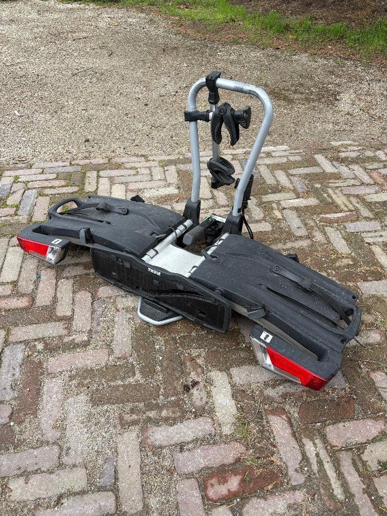 Thule EasyFold 932 Fietsendrager – Ideaal voor 2 E-bikes, Ophalen, Gebruikt, Brede banden, 2 fietsen