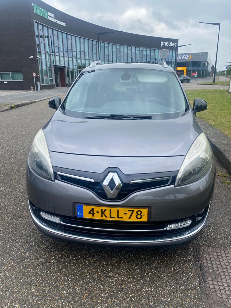 Renault Grand Scenic 2.0 16V 103KW CVT 7P 2013 Grijs, Automaat, 4 cilinders, Origineel Nederlands, Particulier