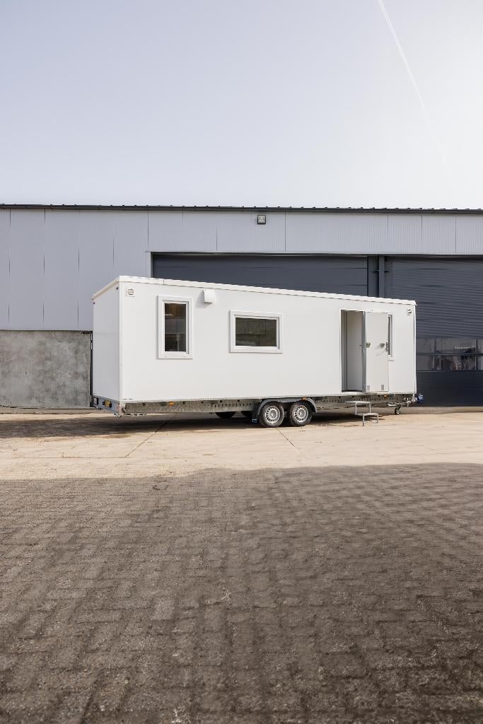 Gebruikte 4pers Mobiele woonunit 730cm, Ophalen