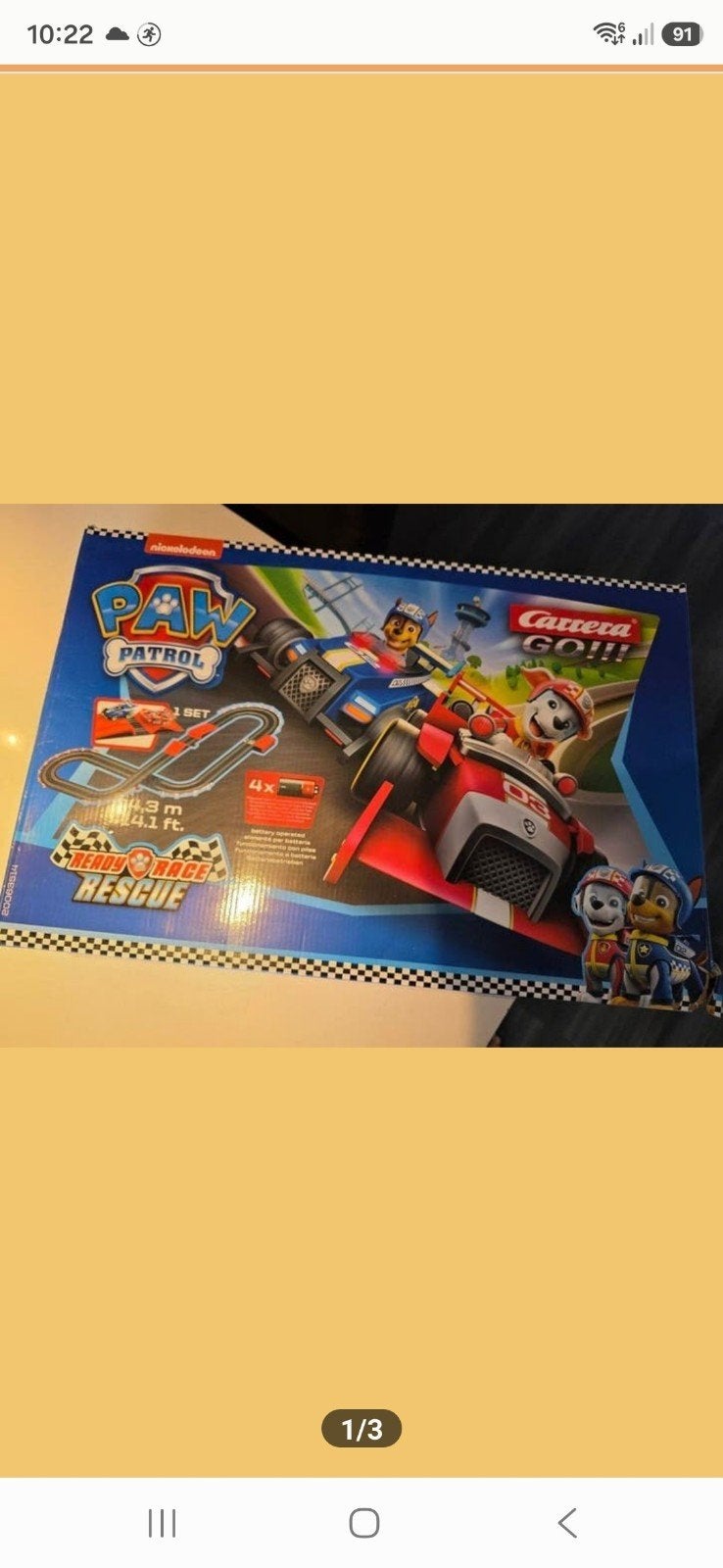 Paw patrol racebaan, Ophalen of Verzenden, Elektrisch, Overige merken