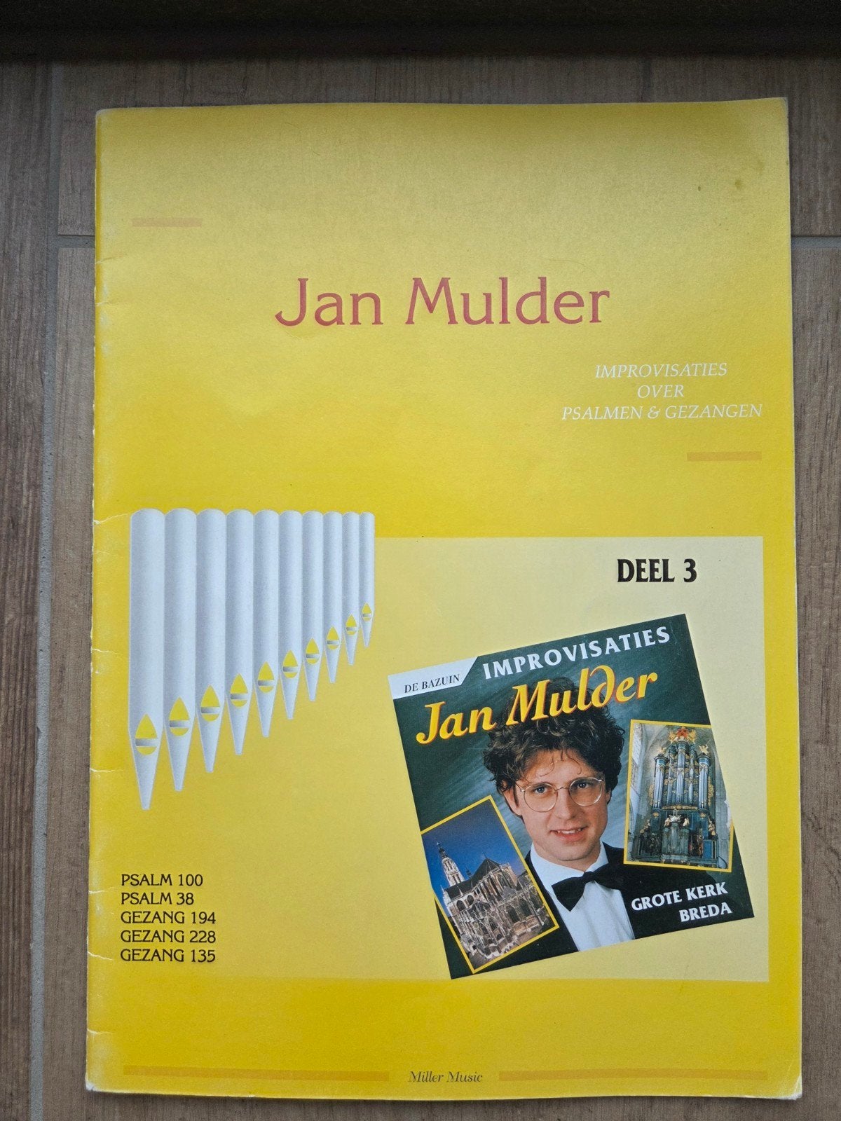 Orgelbladmuziek Jan Mulder, Orgel, Gebruikt, Ophalen of Verzenden, Religie en Gospel