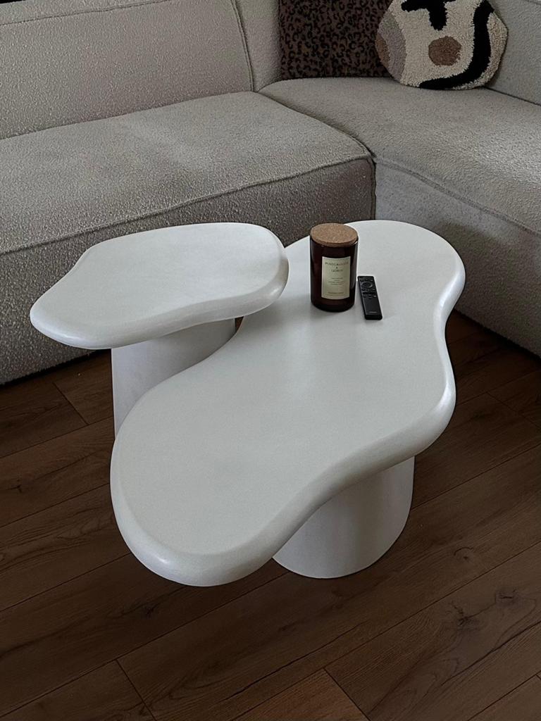 Ogranische salontafel set By Boo Seki, Ophalen, 50 tot 100 cm, Zo goed als nieuw, Overige vormen