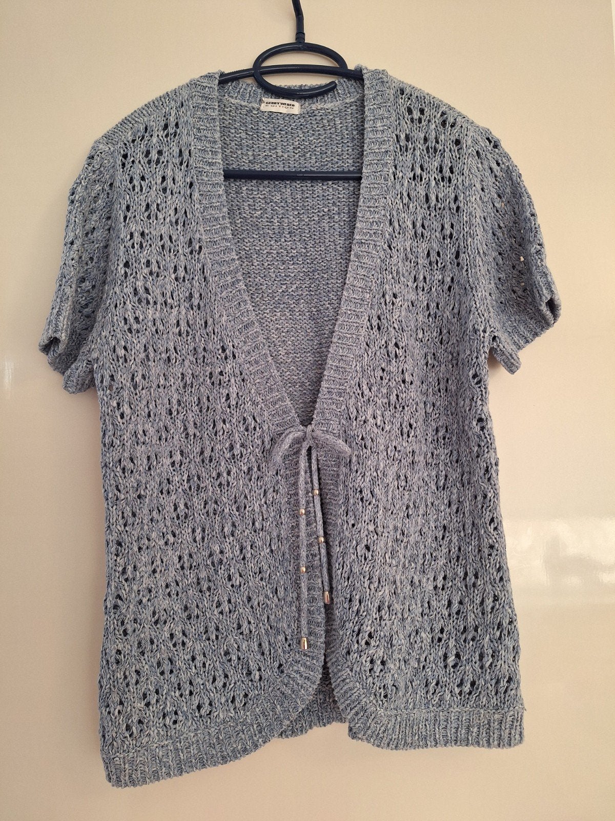 Gerry Weber lichtblauw jeans kleurig vestje maat 42, Kleding | Dames, Ophalen of Verzenden