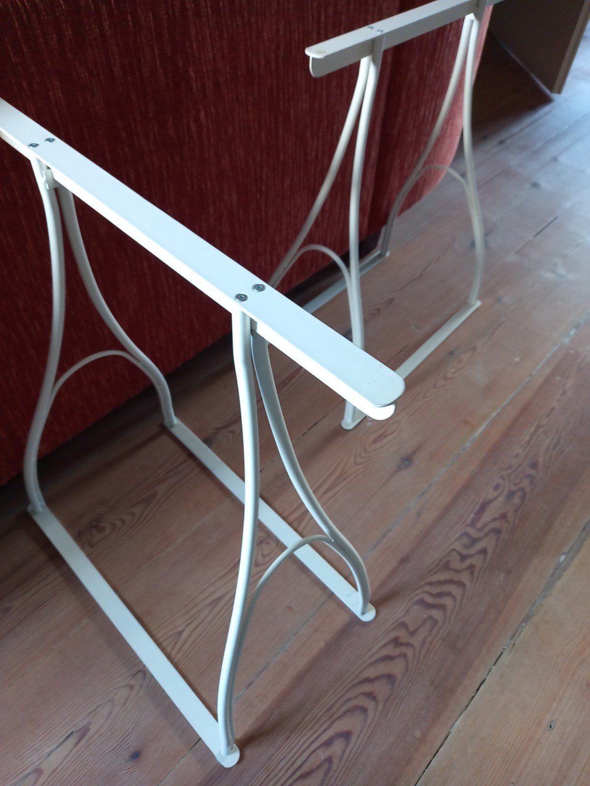 Set schragen/poten ikea vika lindved, Ophalen, Zo goed als nieuw, Metaal, Tafelpoot