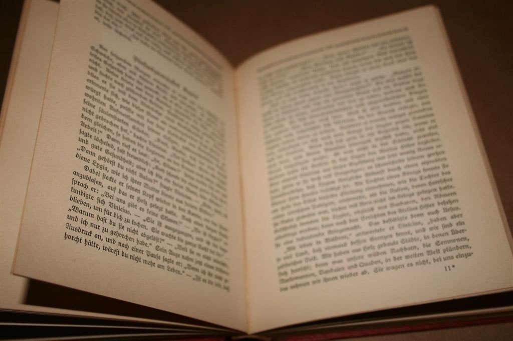 Quo vadis? — Fraaie Duitse uitgave met goud op snee [1922], Antiek en Kunst, Ophalen of Verzenden