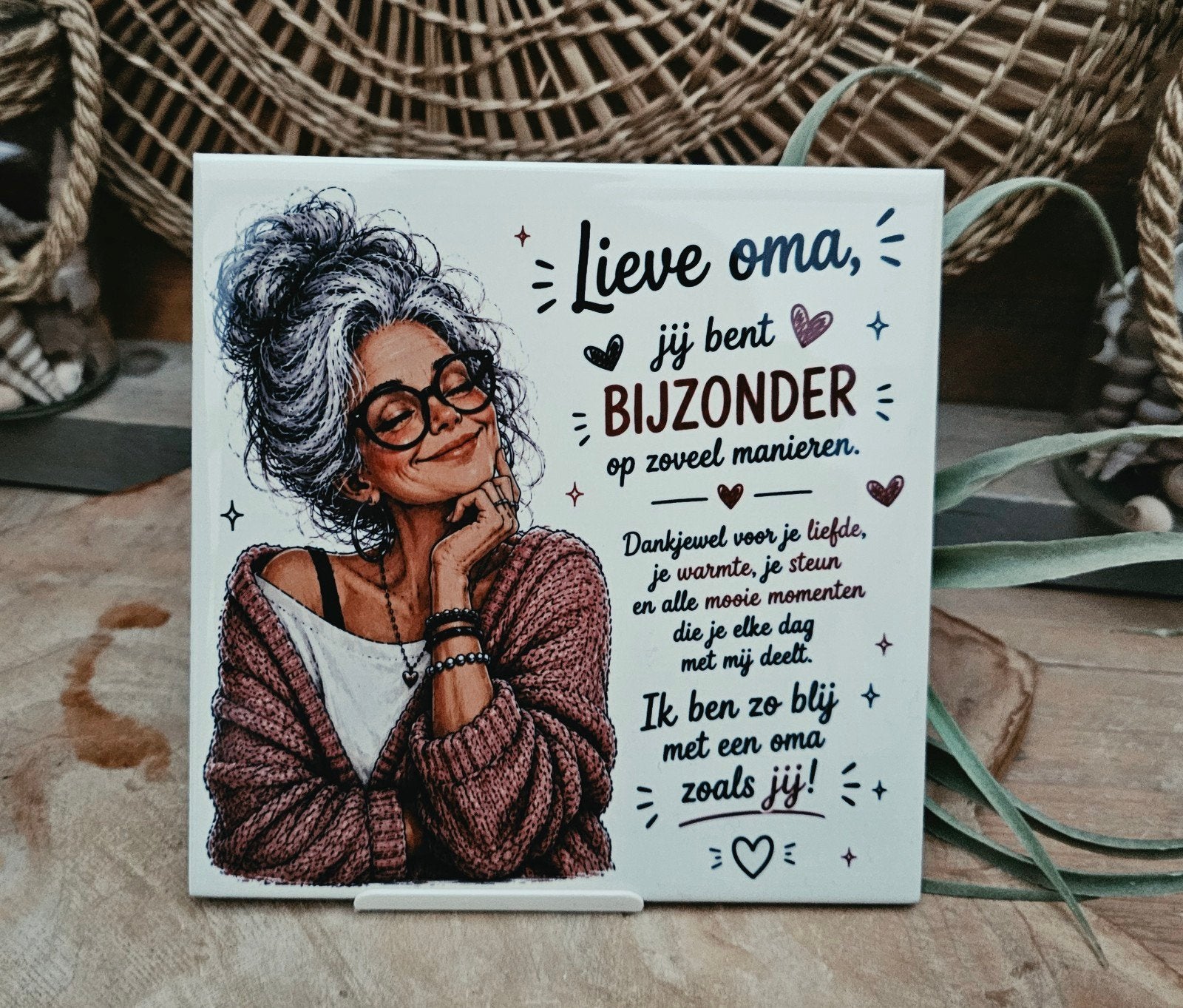 Leuke Opa/Oma Tegeltjes - Verras je Grootouders!, Ophalen of Verzenden