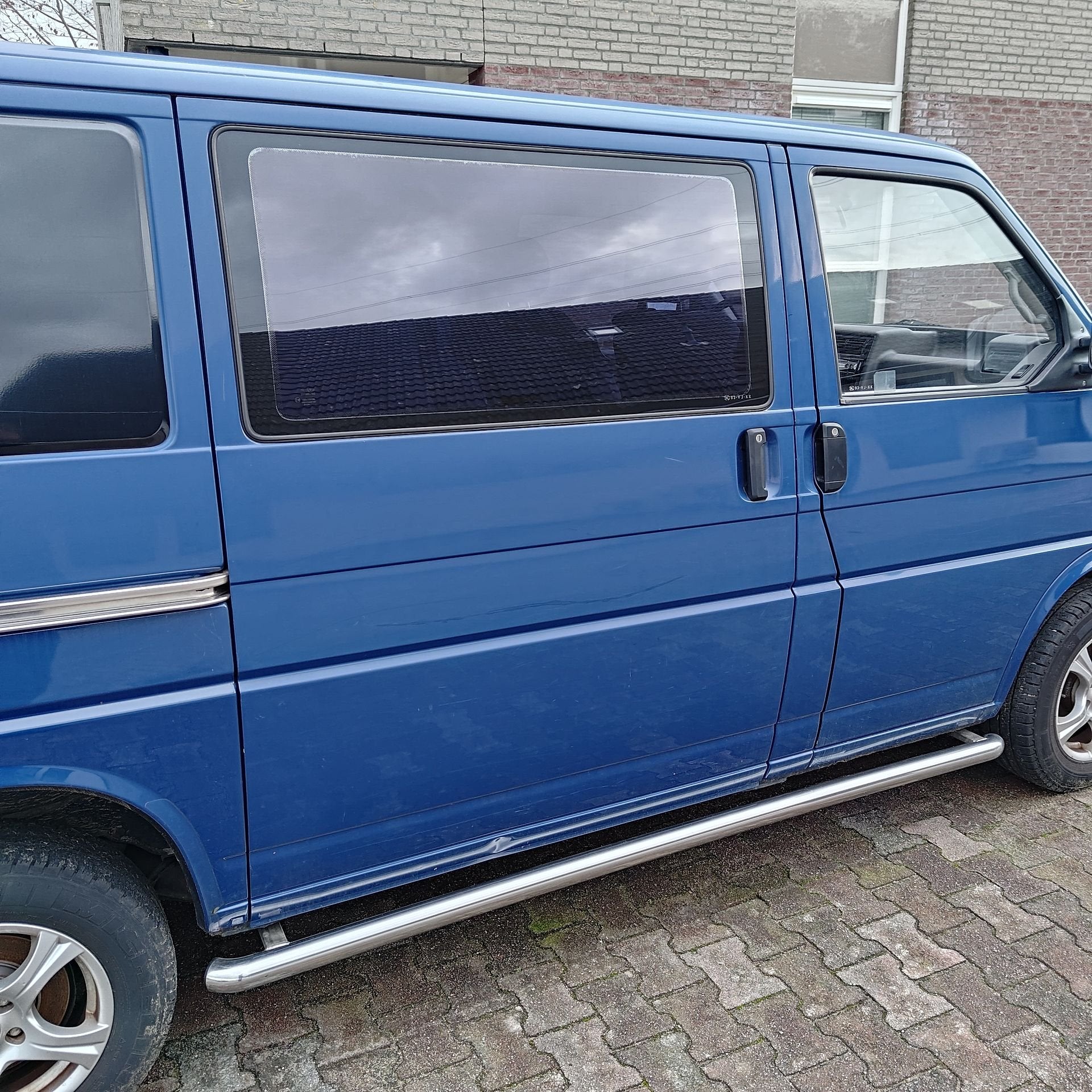 Deur portier schuifdeur transporter T4 Blauw LL5M, Gebruikt, -, -, Voor