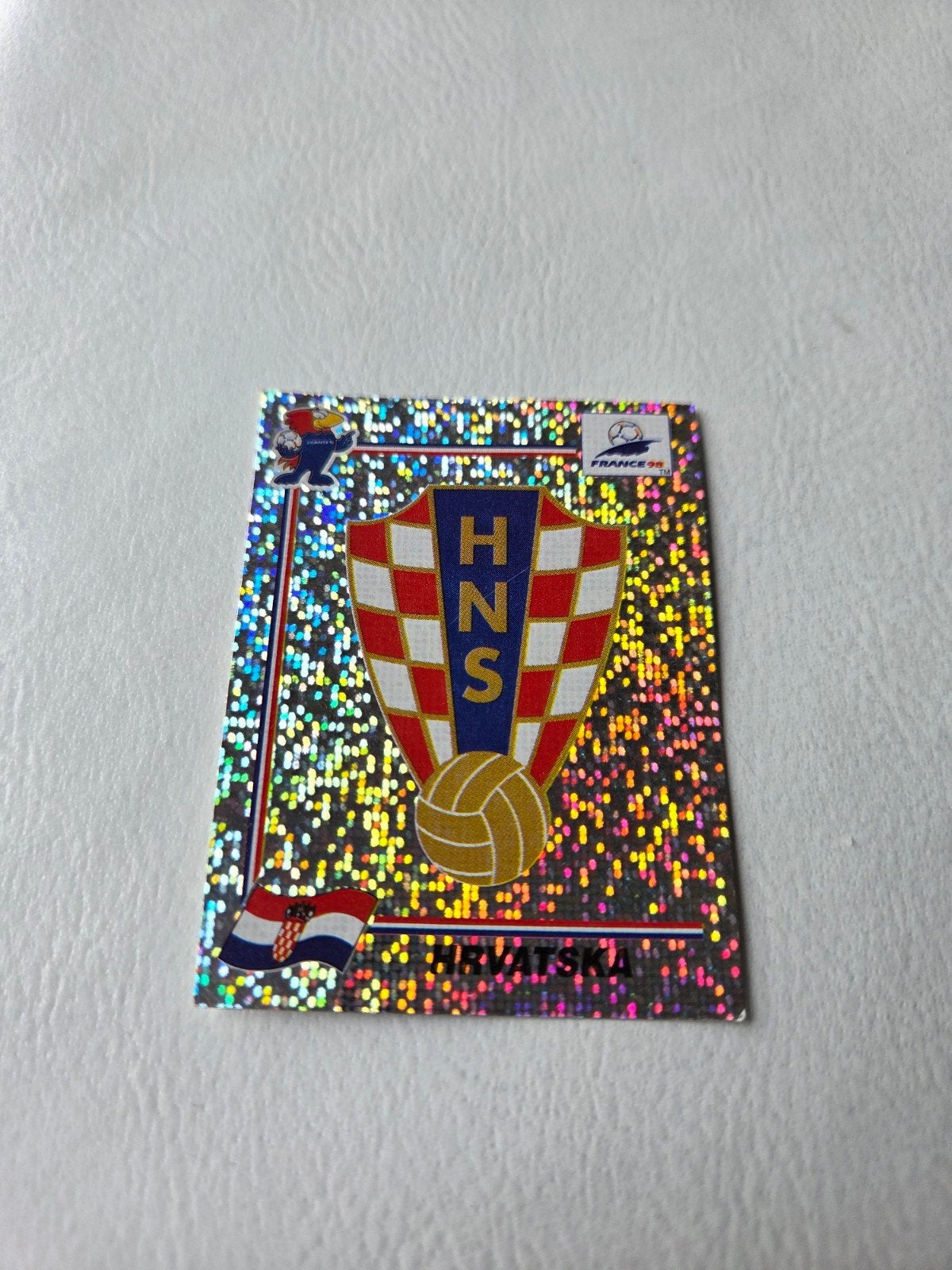 Panini WK 98, Ophalen of Verzenden, Zo goed als nieuw, Sticker