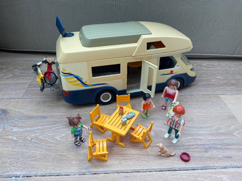 Playmobil 4859 Camper met veel accessoires, Kinderen en Baby's, Speelgoed | Playmobil, Ophalen, Gebruikt, Complete set, Voertuig