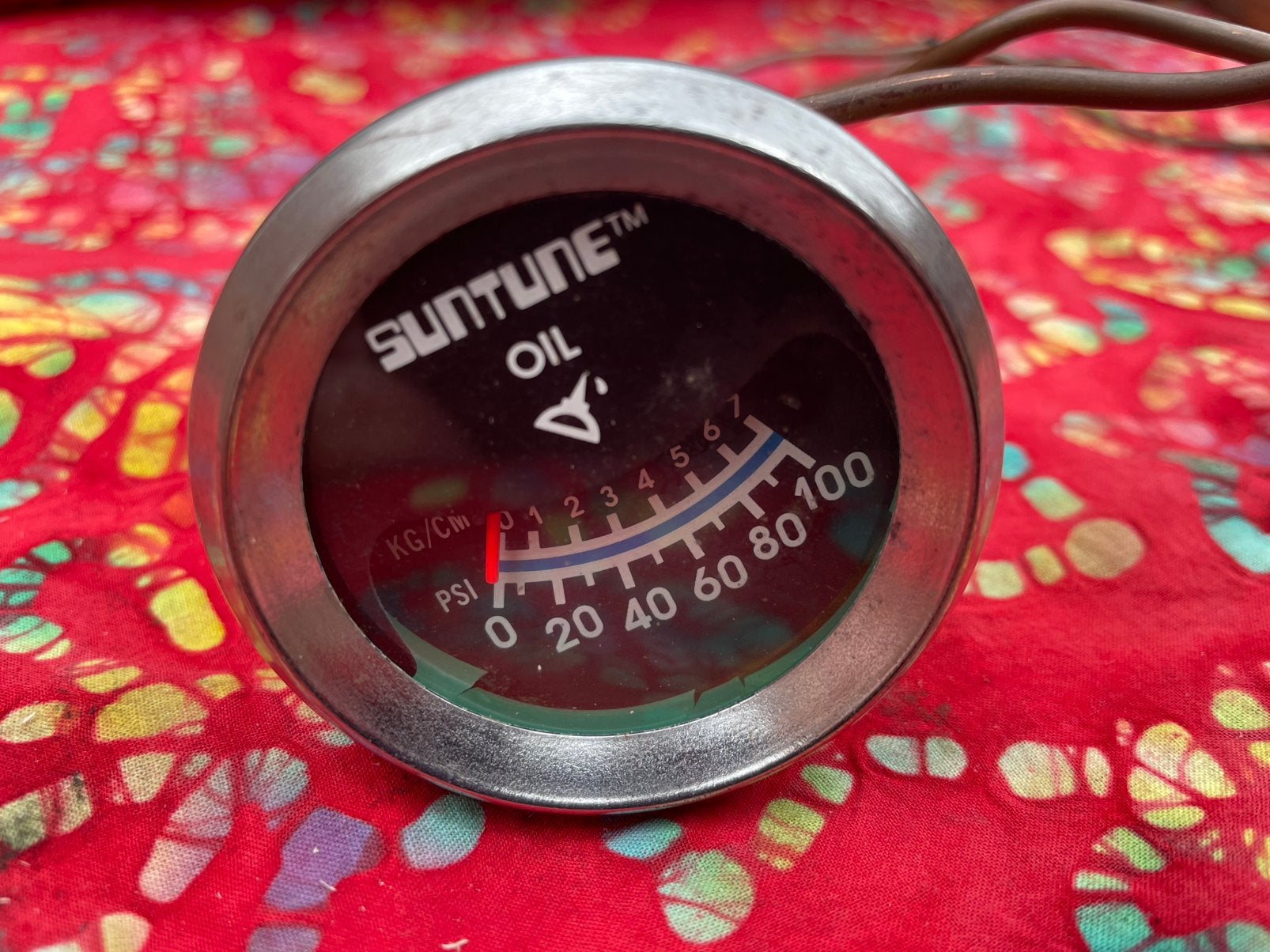 Suntune oliedrukmeter, Ophalen of Verzenden, Gebruikt
