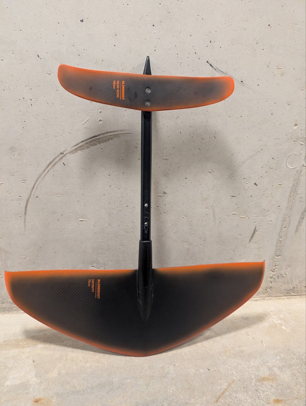 Wingfoil Slingshot Infinity 76, Watersport en Boten, Windsurfen, Ophalen of Verzenden, Zo goed als nieuw, Complete set