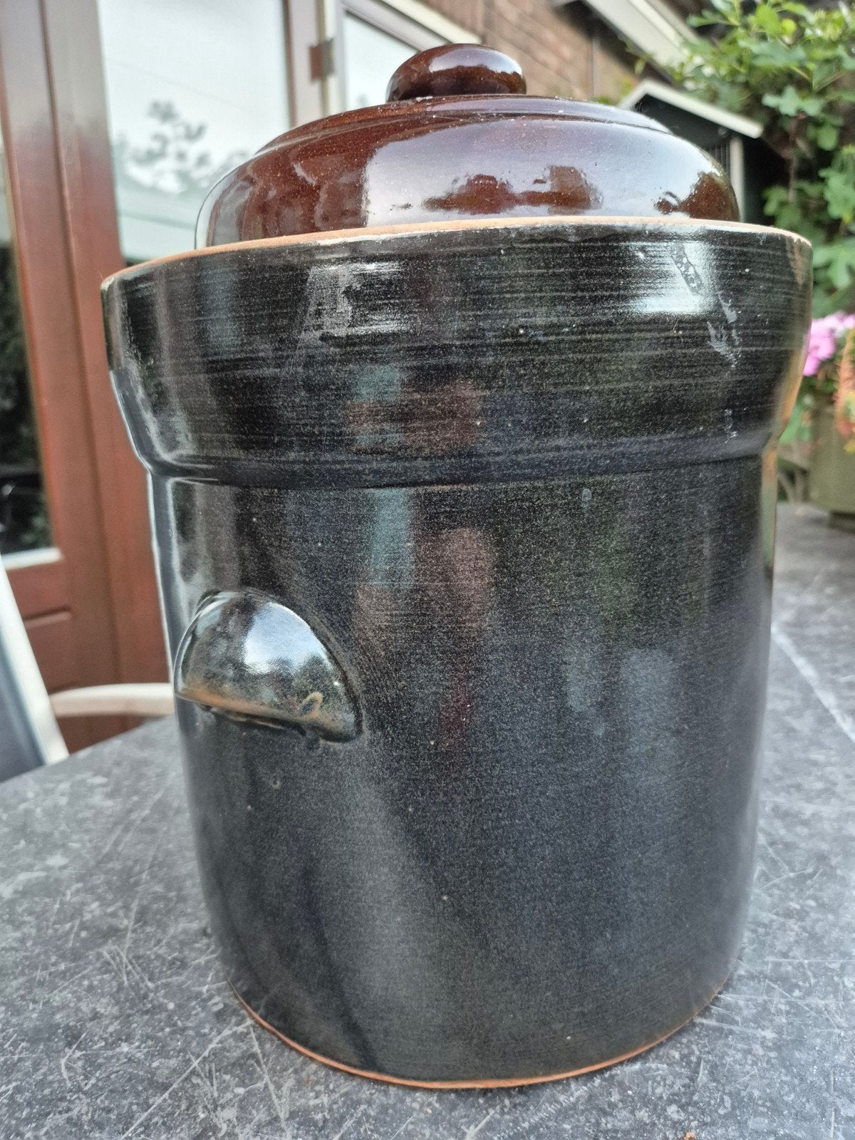 Fermetatiepot met verzwaringsstenen 10 liter, Ophalen, Nieuw