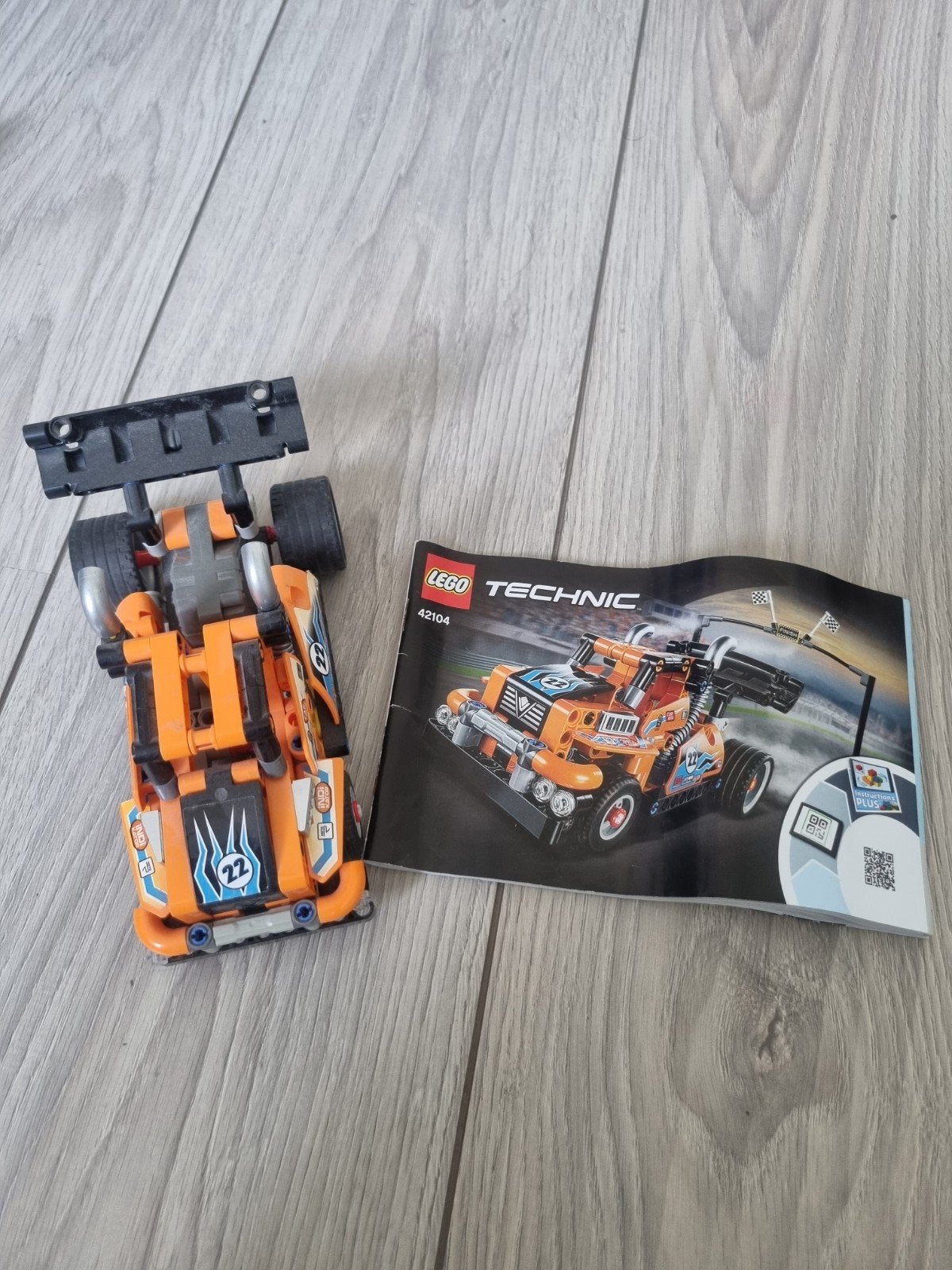 LEGO Technic 42104 Race Truck - Oranje Racemonster, Ophalen of Verzenden, Gebruikt