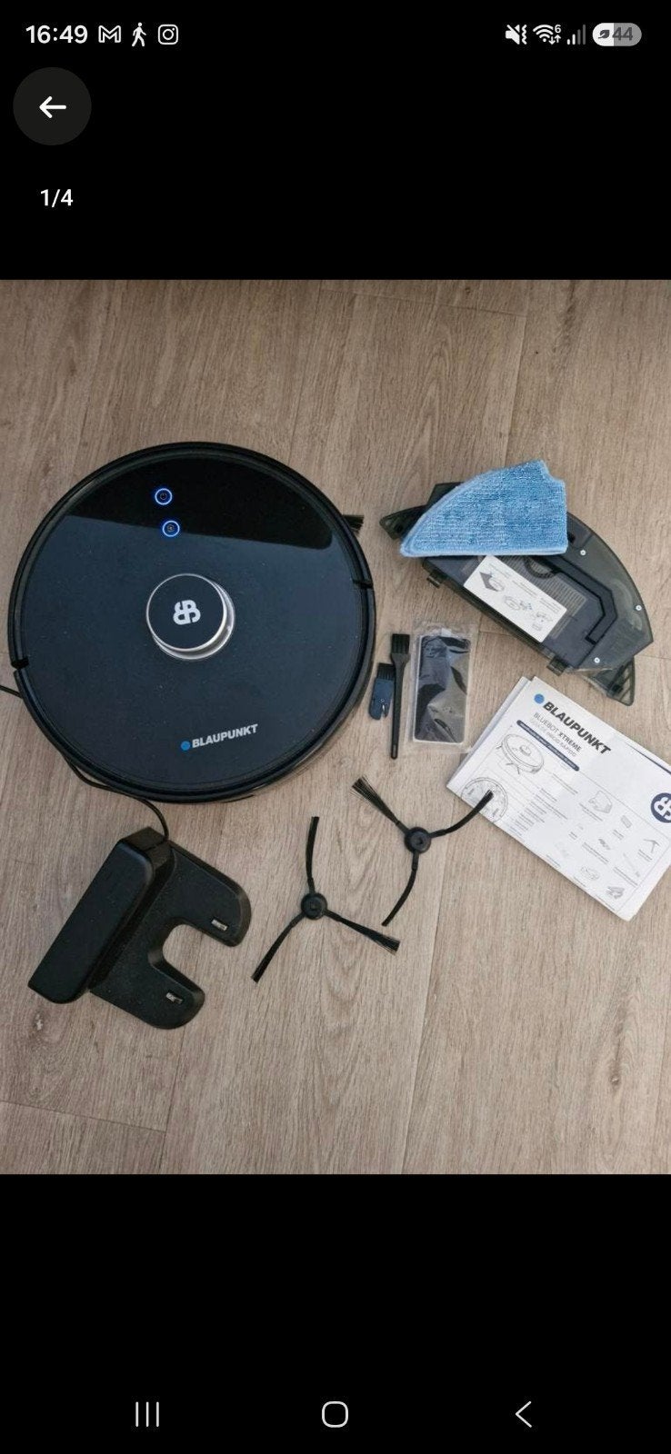 Blaupunkt BlueBot Robotstofzuiger BPK-VCBB1XTE, Overige merken, Gebruikt, Ophalen of Verzenden, Robotstofzuiger
