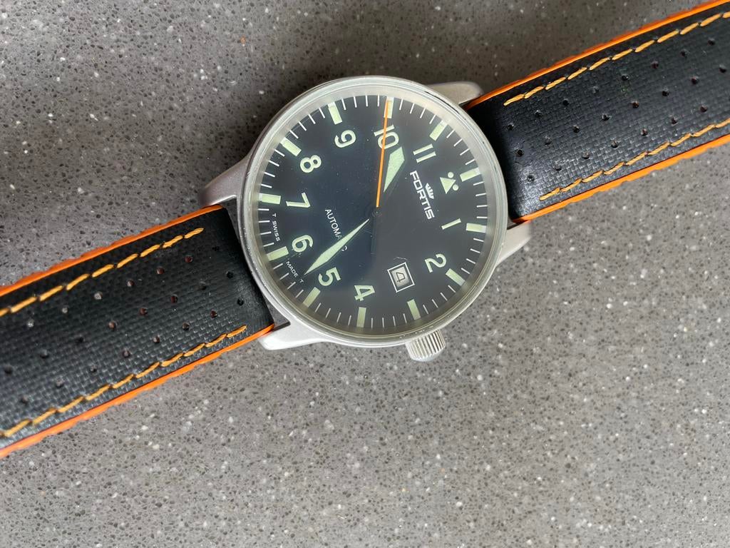 Fortis Flieger Automatisch Horloge - Klassiek Pilotenuurwerk, Overige merken, Staal, Polshorloge, Ophalen of Verzenden