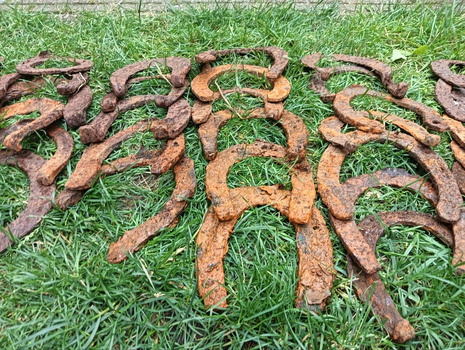 Oude hoefijzers - decoratie, knutselen, geluk, Antiek en Kunst, Antiek | Overige Antiek, Ophalen