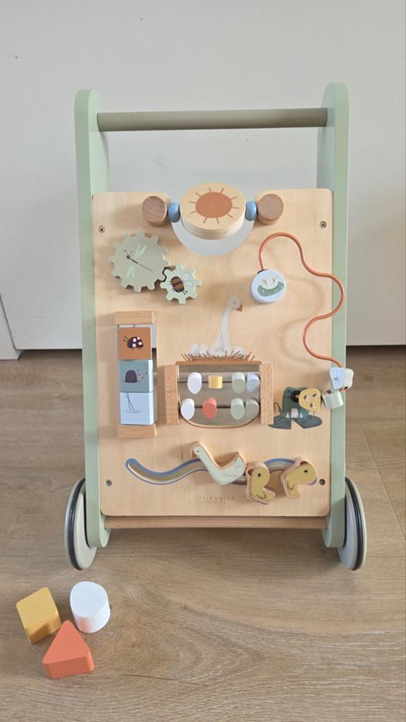 Little Dutch houten loopwagen (Little Goose), Ophalen of Verzenden, Gebruikt, Overige typen, Met wieltjes