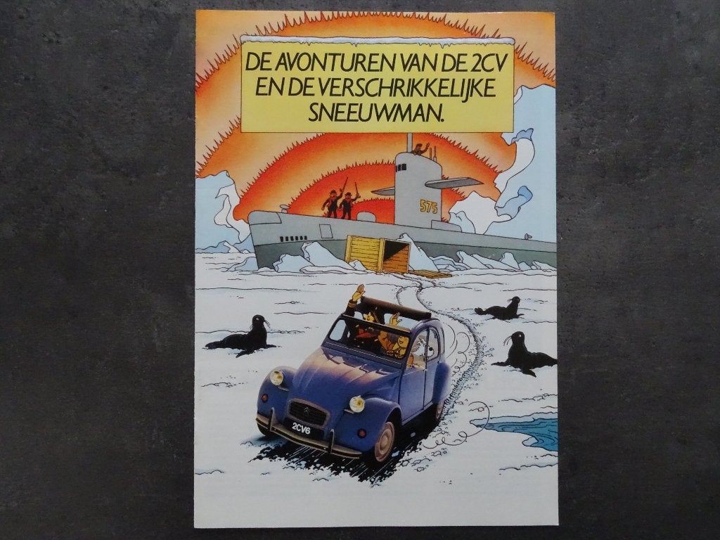 Citroën 2CV6 -De avonturen van de 2CV en de verschrikkelijke, Ophalen of Verzenden, Zo goed als nieuw, Citroën, Hergé