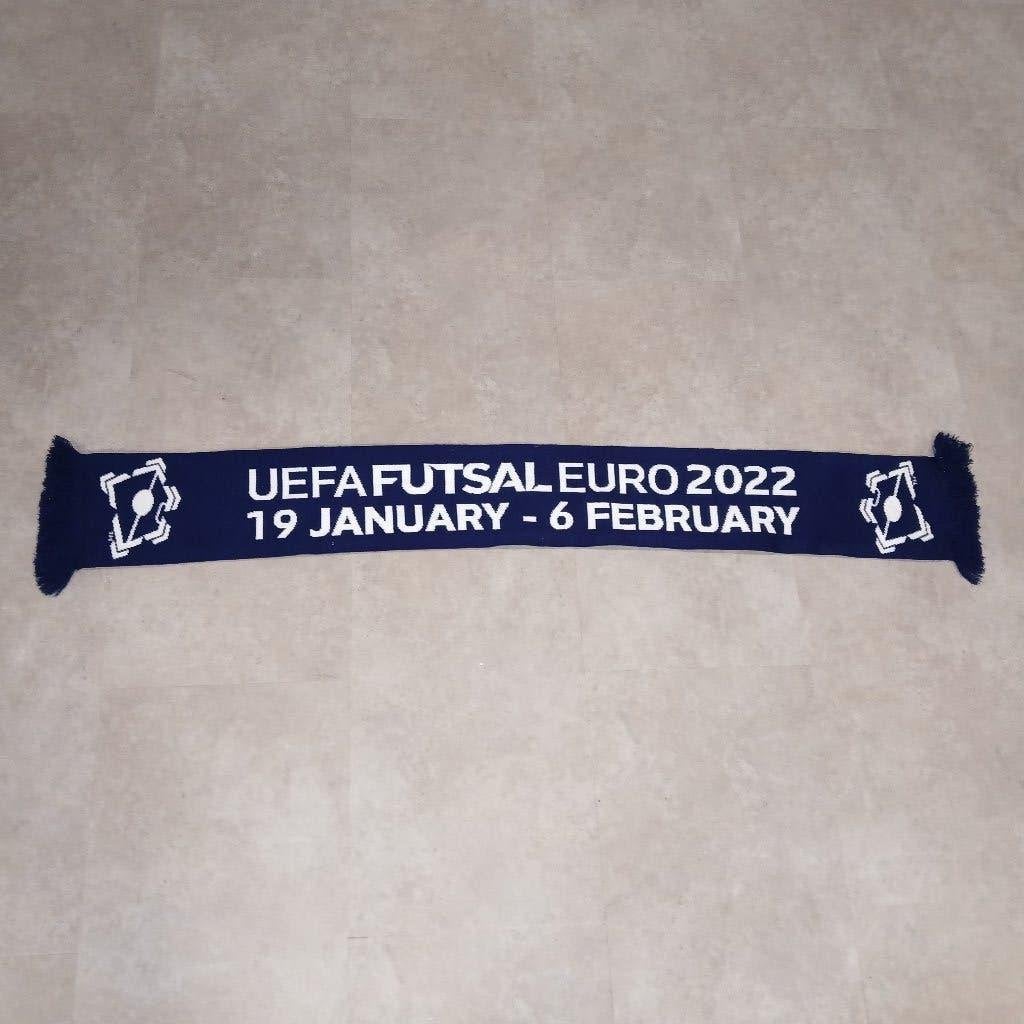 uefa Futsal EURO 2022 Sjaal, Ophalen of Verzenden, Zo goed als nieuw, Buitenlandse clubs, Vaantje of Sjaal