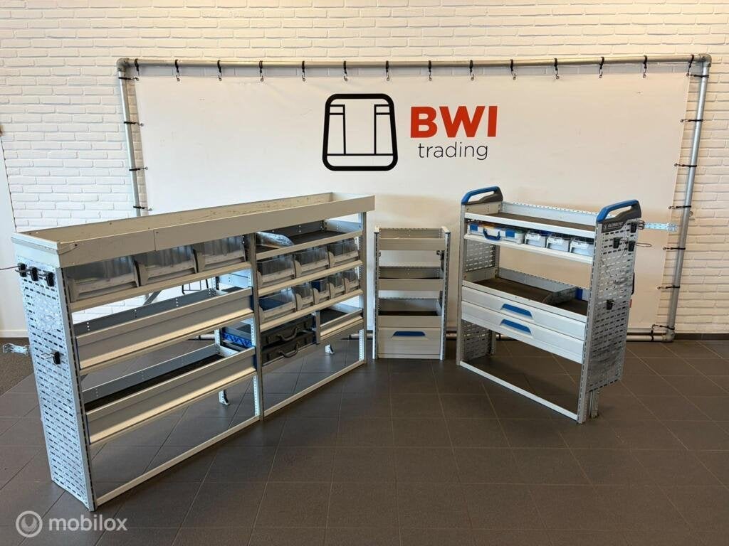 Sortimo bedrijfswageninrichting set van drie / nette staat, Auto diversen, Ophalen of Verzenden