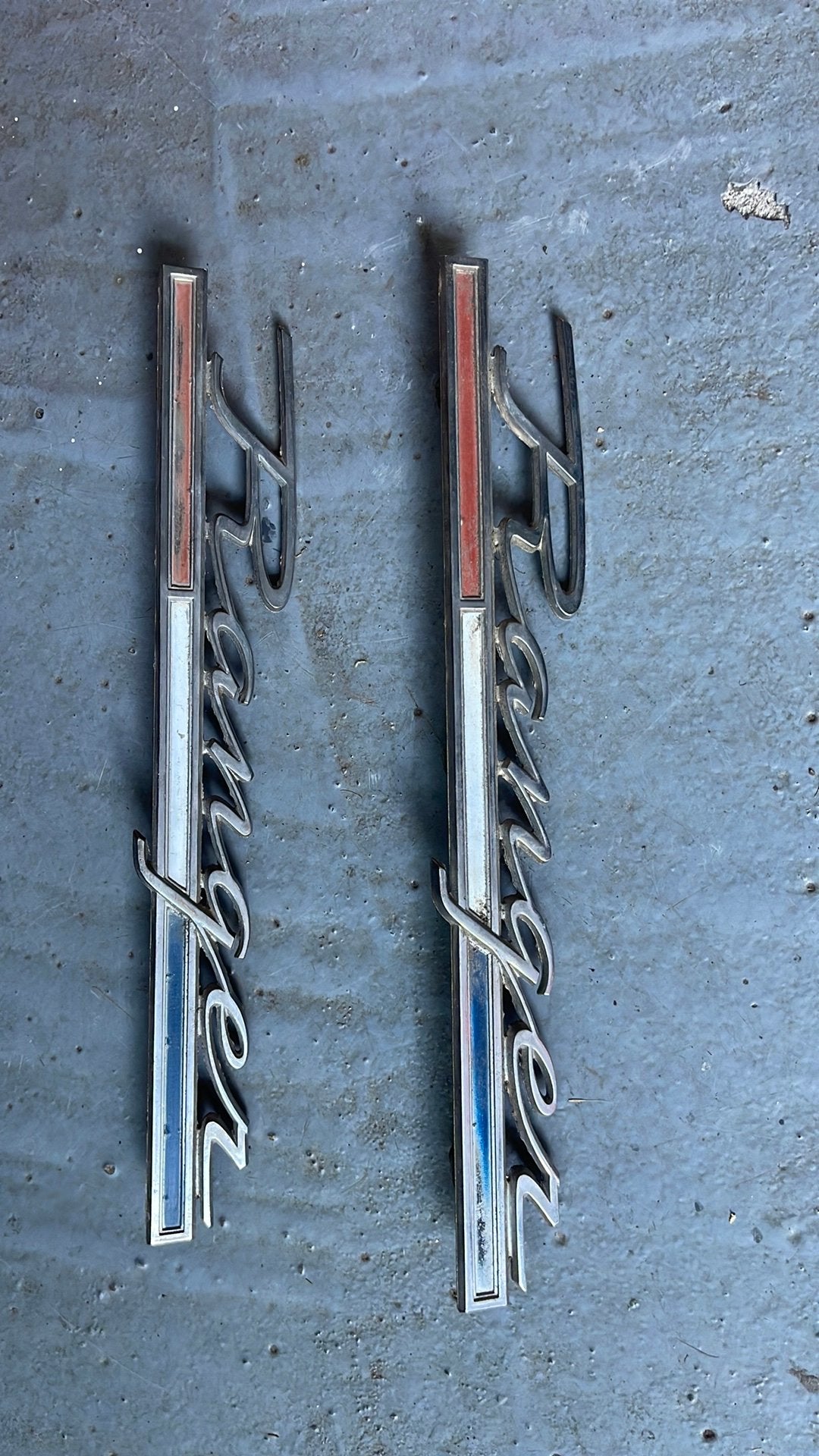 1967-1969 FORD RANGER BED EMBLEMEN, Ophalen of Verzenden, Gebruikt, Ford, Spatbord