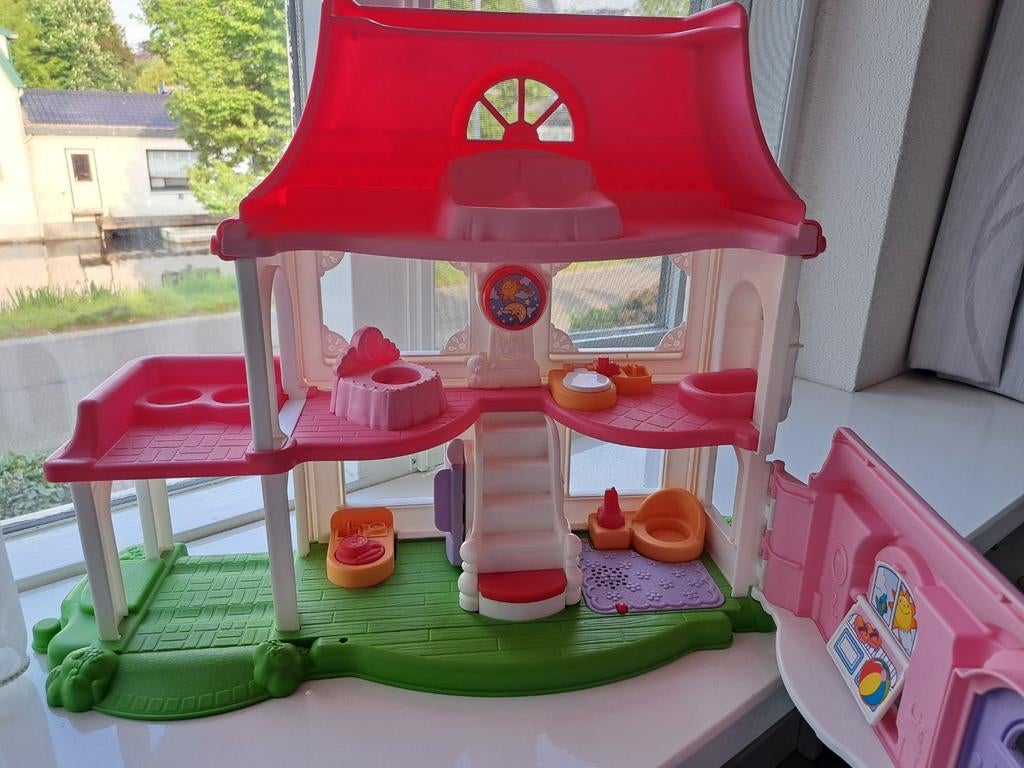 Fisher-Price Little People Poppenhuis met Meubels, Kinderen en Baby's, Speelgoed | Poppenhuizen, Ophalen, Gebruikt, Poppenhuis