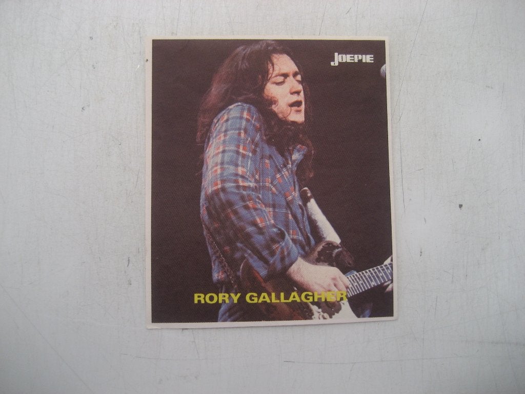 rory gallagher sticker joepie, Ophalen of Verzenden, Gebruikt, Film, Tv of Omroep