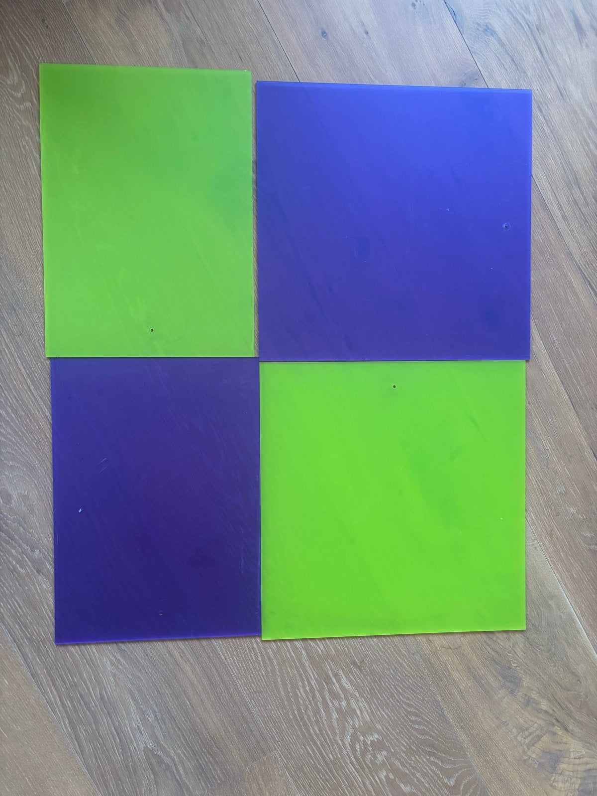 Kewlox deurtjes - 2x 37cm, 2x 27cm - Groen & Paars, Gebruikt, Ophalen of Verzenden, Minder dan 100 cm, 25 tot 50 cm