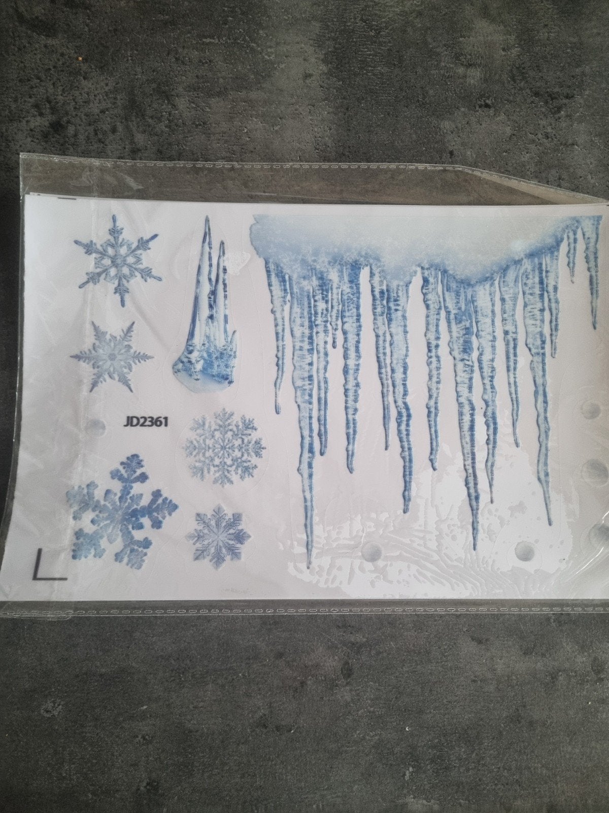 kerst raamstickers, Ophalen of Verzenden, Nieuw