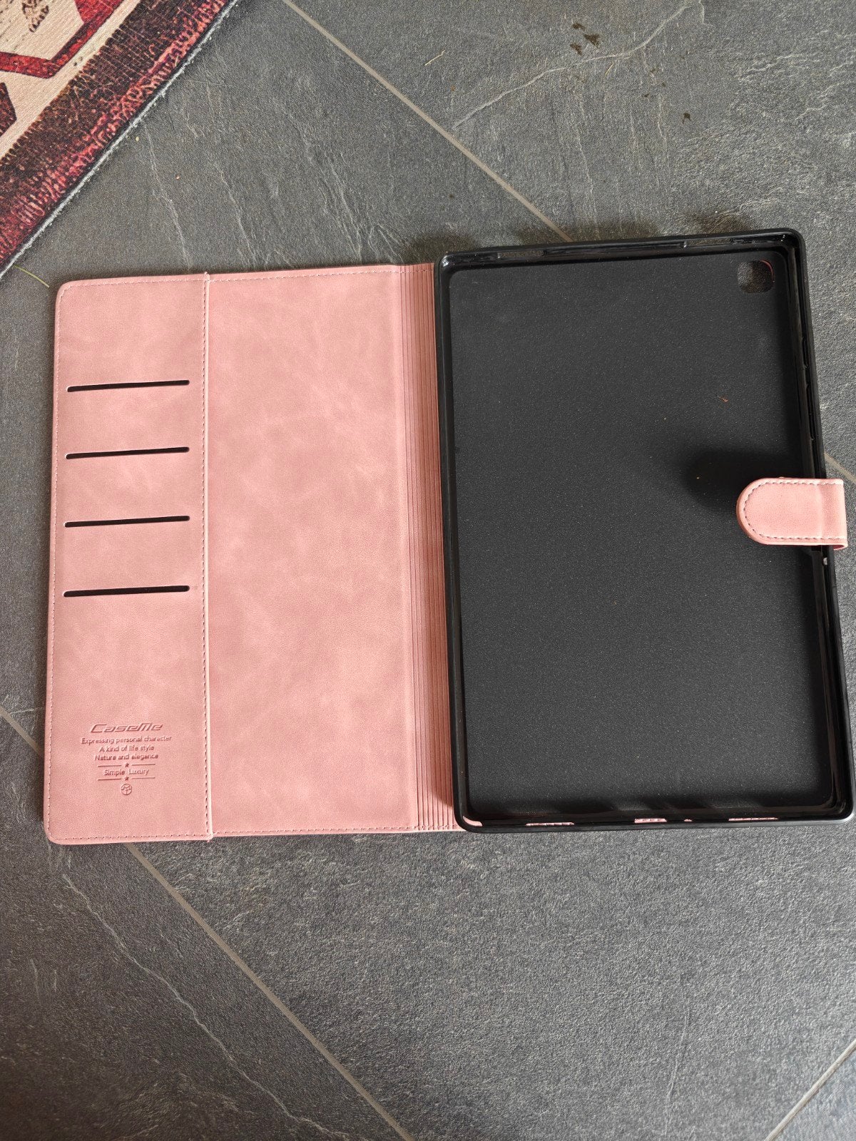 Nieuwe roze CaseMe tablet hoes 10 inch iPad/Galaxy Tab, 10 inch, CaseMe, Nieuw, Bescherming voor- en achterkant