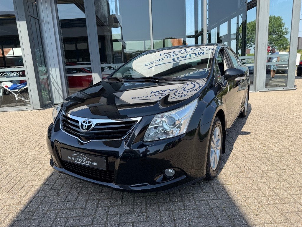 Toyota AVENSIS 2.0 VVTI DYNAMIC 152 PK AUTOMAAT AIRCO/ECC PD, Auto's, Automaat, 4 cilinders, Zwart, 14 km/l