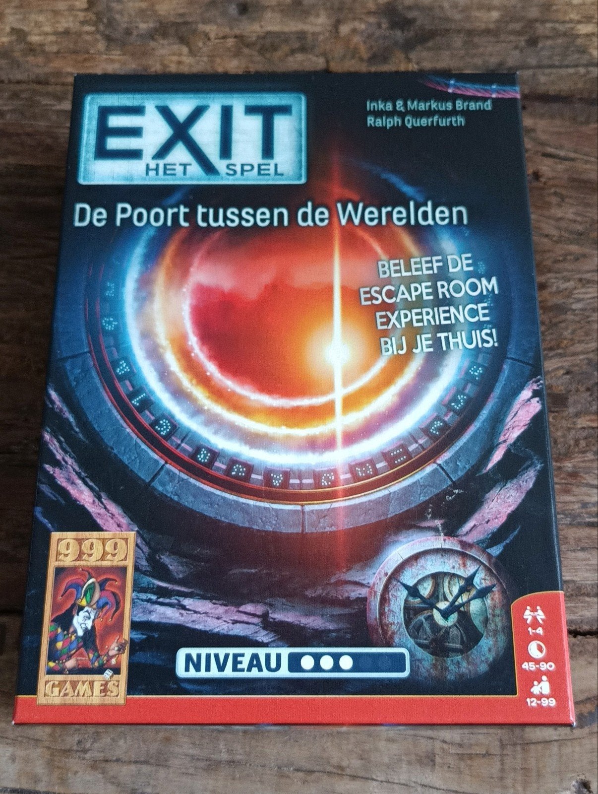 EXIT het Spel "De Poort tussen de Werelden", Een of twee spelers, Ophalen of Verzenden, Gebruikt, 999 Games bv