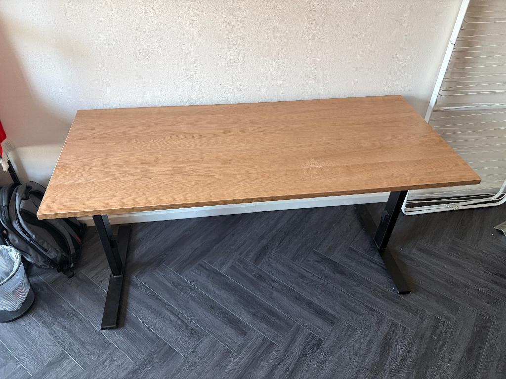Bureau 160x70 (in hoogte verstelbaar), Huis en Inrichting, Bureaus, Ophalen, 160 cm, Scandinavisch, Hout