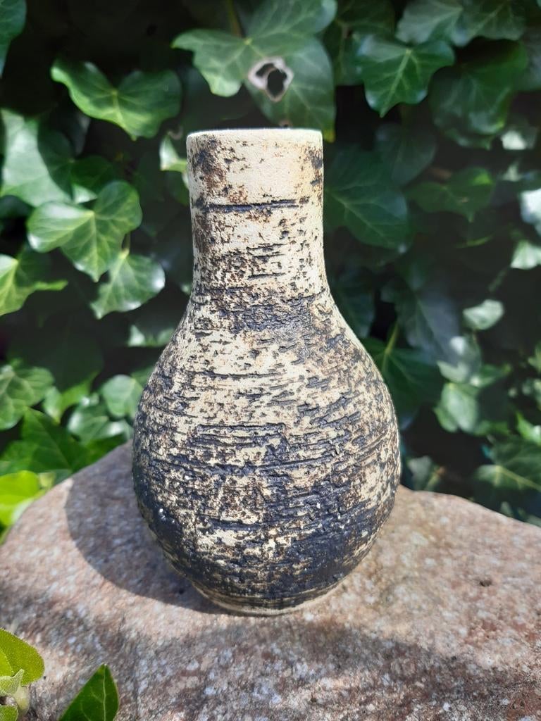 Berkenbast bloempot / vaasje, Rond, Ophalen of Verzenden, Aardewerk, Minder dan 40 cm