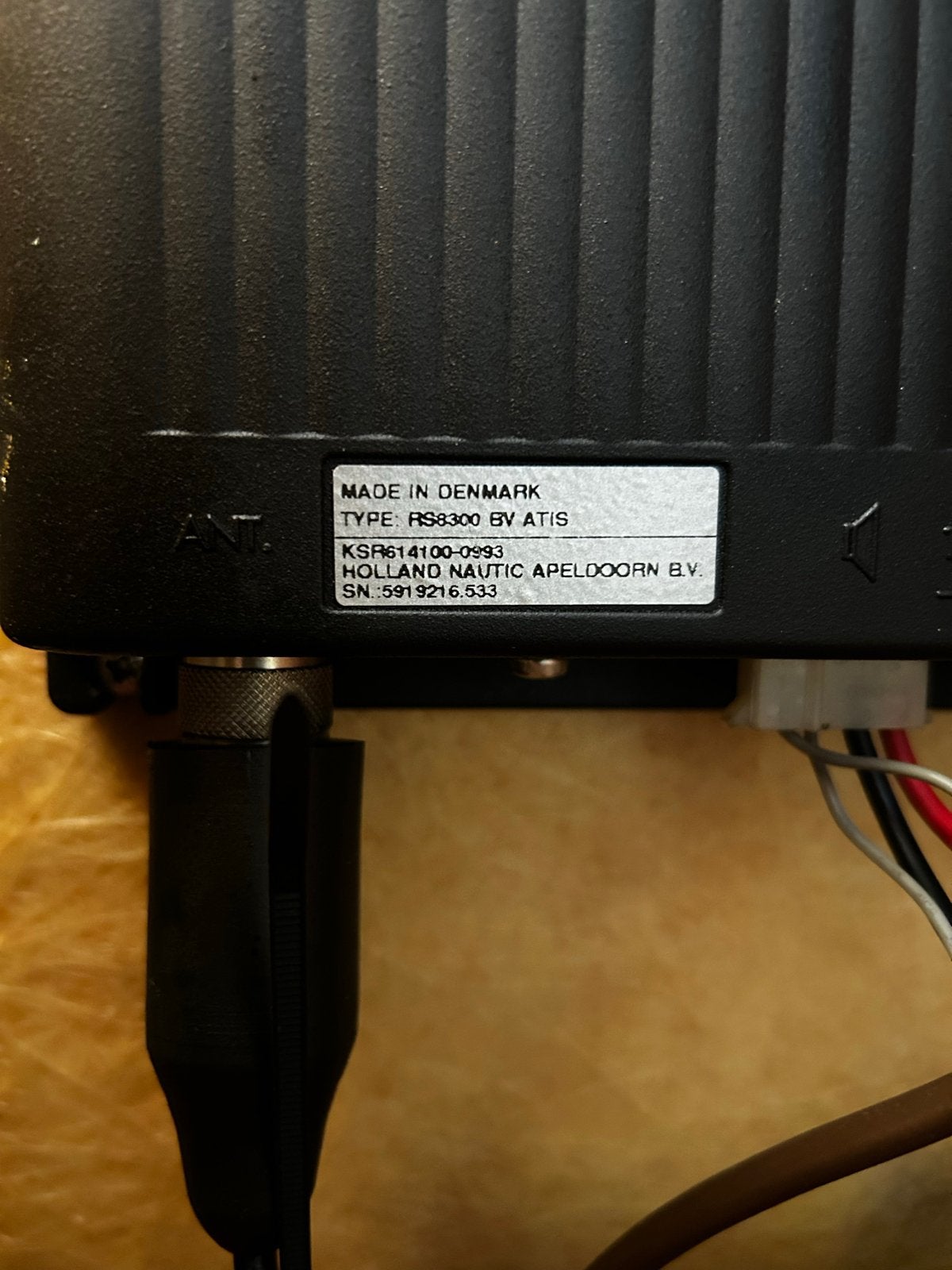 Simrad RS8300 BV ATIS Marifoon - Made in Denmark, Ophalen of Verzenden, Gebruikt, Communicatie