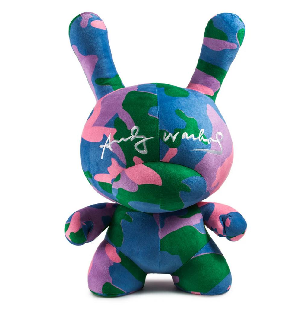 Andy Warhol KIDROBOT Camo Plush Dunny 20 inch - EXCLUSIEF!!!, Verzenden, Nieuw, Konijn
