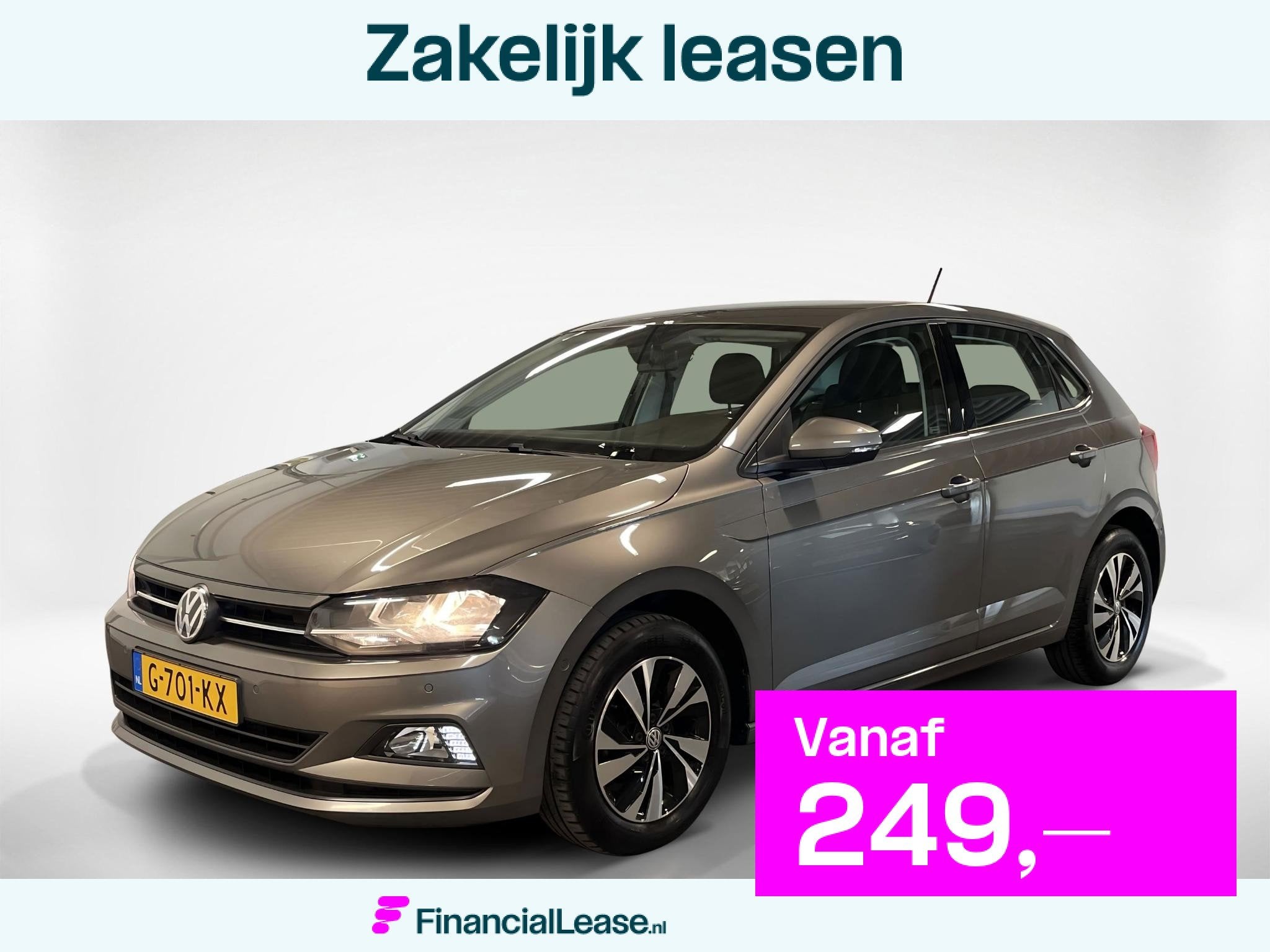Volkswagen Polo 1.0 TSI Comfortline Business | CarPlay | Cli, Voorwielaandrijving, 12 maanden, Stof, Gebruikt