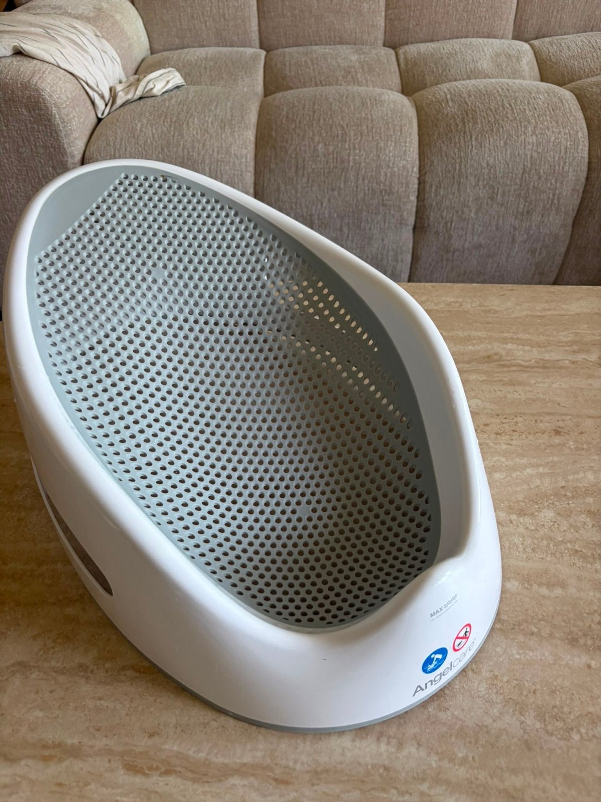 Angelcare Badzitje baby leiderdorp, Zo goed als nieuw, Badzitje of Badring, Standaard, Ophalen