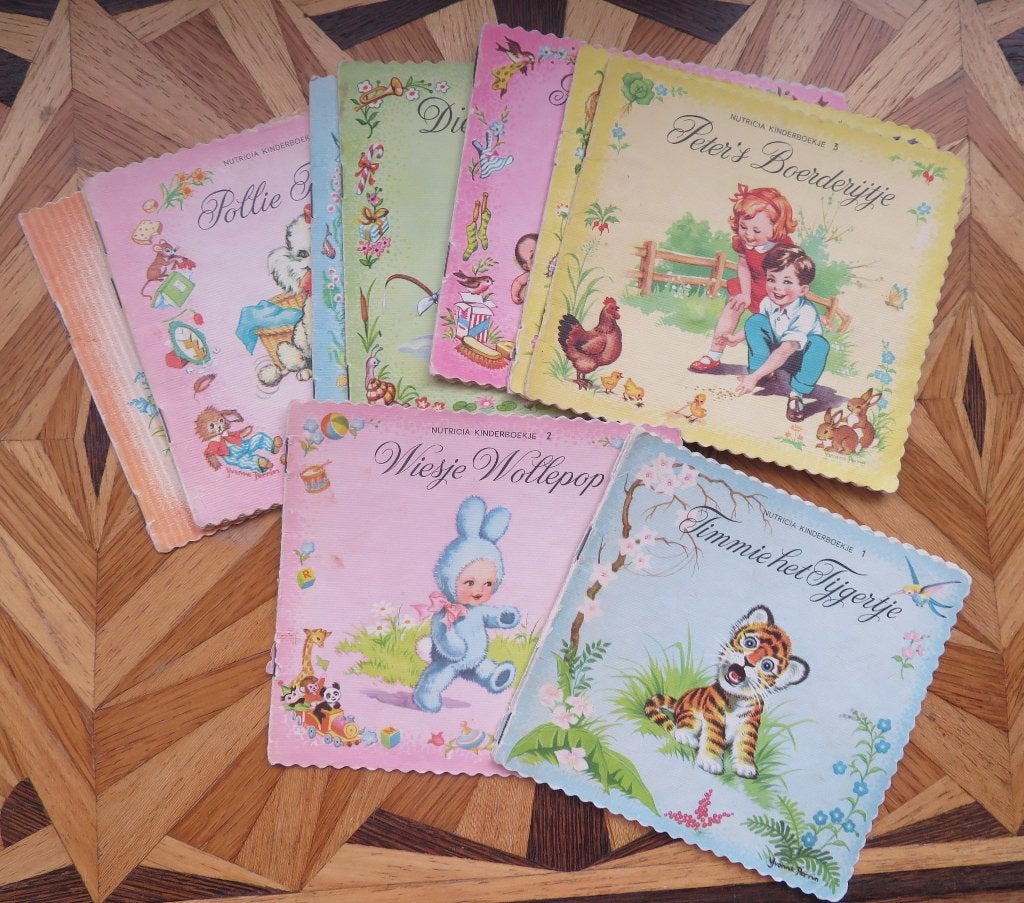 12 Nutricia Kinderboekjes - ca. 1964, Ophalen of Verzenden, Gelezen, Prentenboek