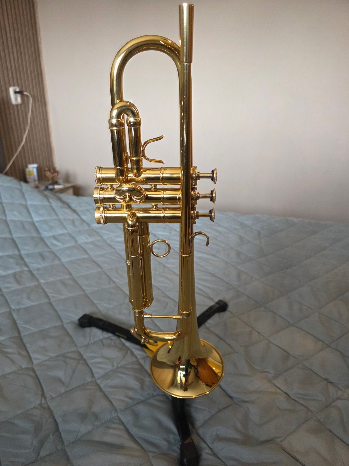 Te koop Adams A5 Trompet, Muziek en Instrumenten, Blaasinstrumenten | Trompetten, Zo goed als nieuw, Bes-trompet, Ophalen of Verzenden