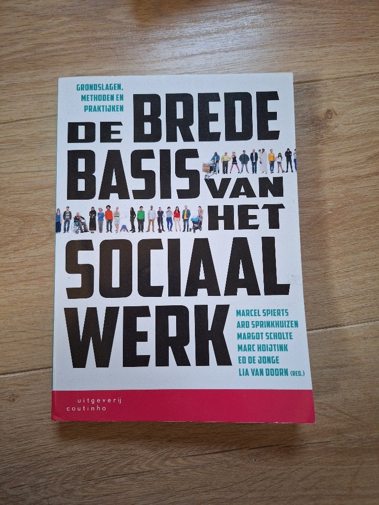 De brede basis van het sociaal werk, Boeken, Studieboeken en Cursussen, Zo goed als nieuw, Alpha, HBO, Uitgeverij Coutinho