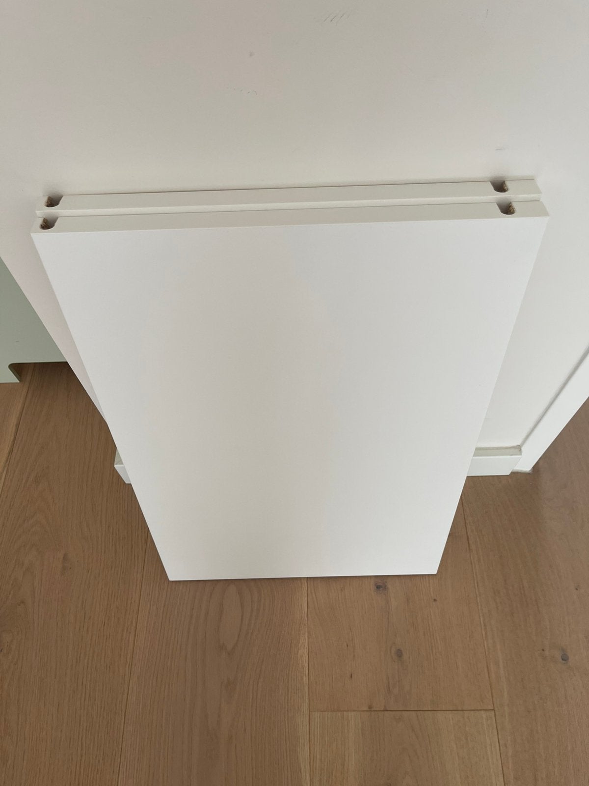 2x IKEA HJÄLPA (platsa systeem) Plank, wit, 60x40 cm, Ophalen, Minder dan 75 cm, 105 cm of meer, Zo goed als nieuw