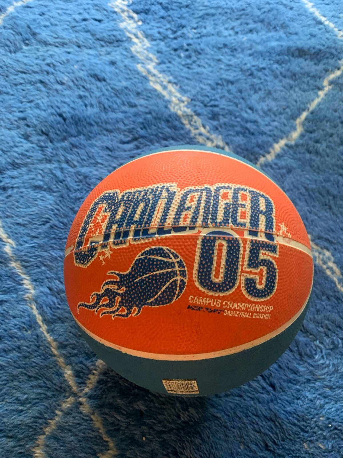 Challenger 05 basketbal - Oranje/Blauw, Ophalen of Verzenden, Gebruikt, Bal