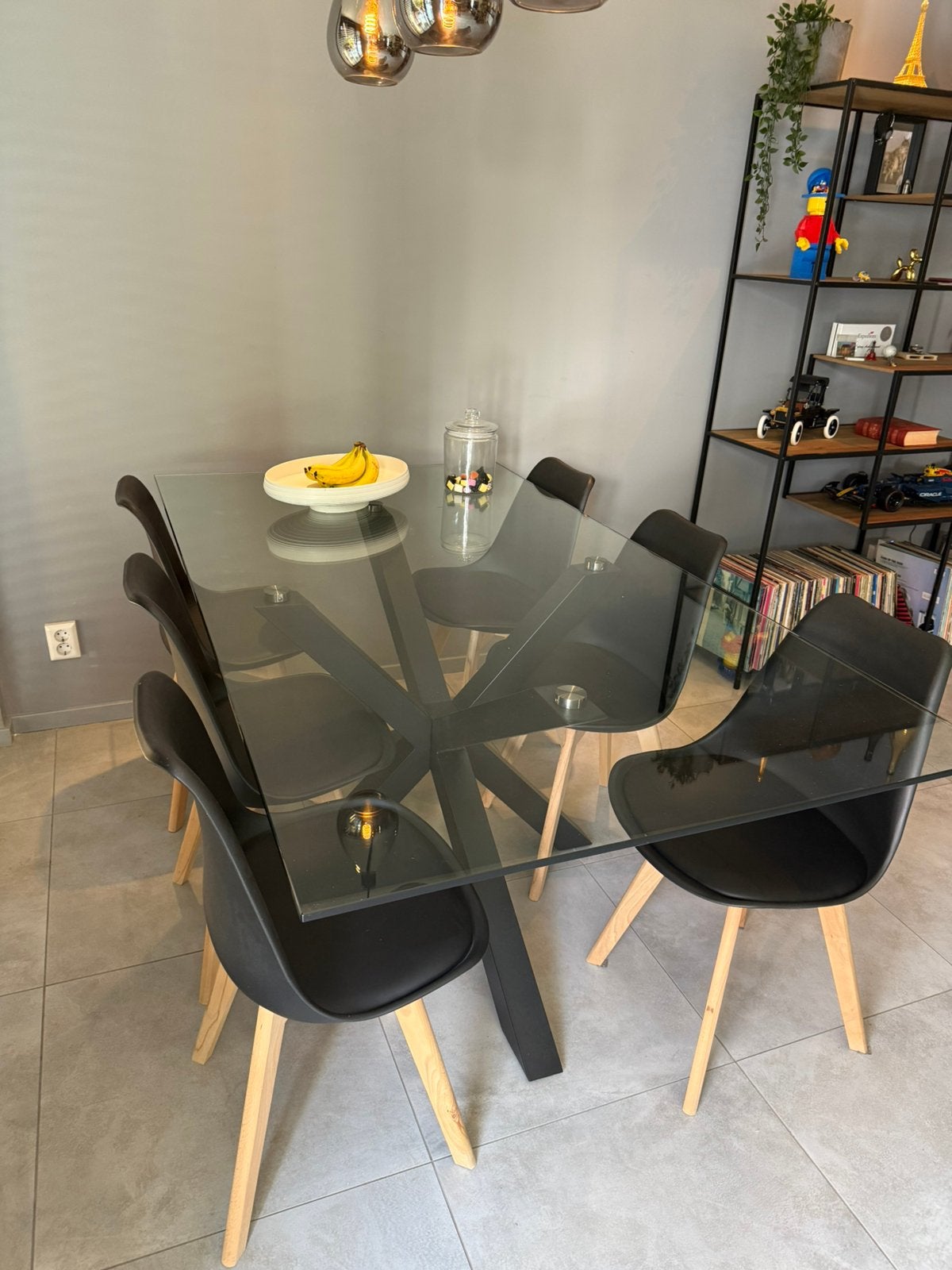 Eethoek eettafel, Ophalen, 50 tot 100 cm, Zo goed als nieuw, Vijf personen of meer