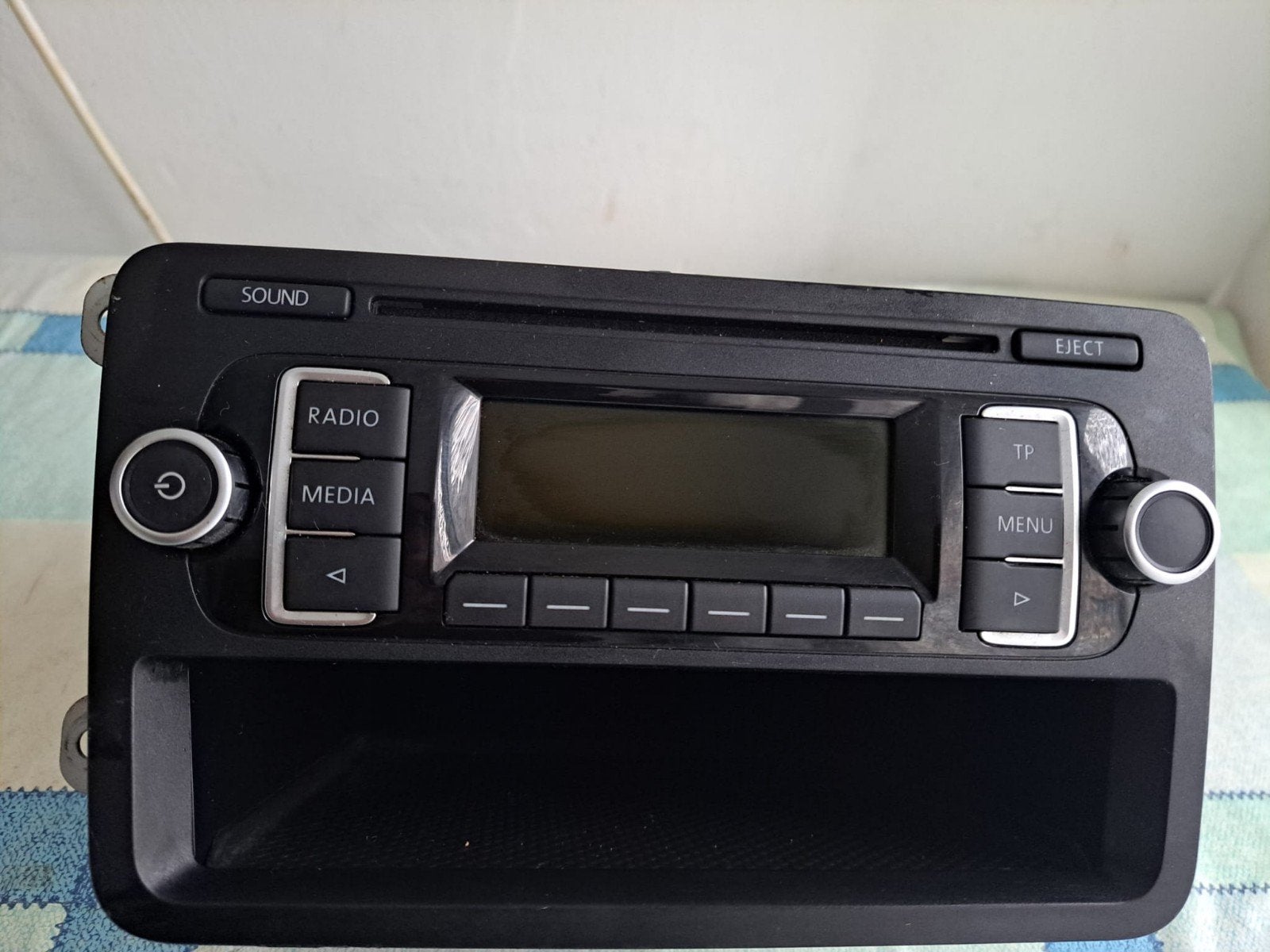 Volkswagen polo originele panasonic CD/MP3 autoradio speler, Ophalen of Verzenden, Zo goed als nieuw