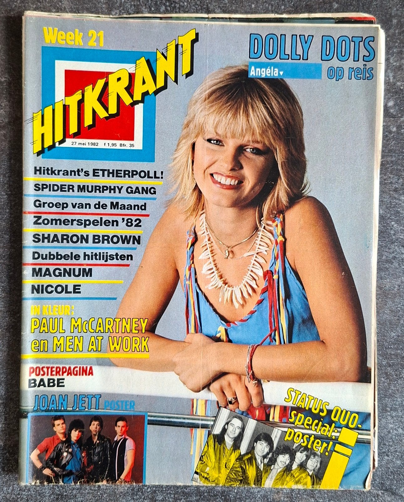 Hitkrant (Weekblad) nr 21 (27 Mei 1982) Compleet Vintage, Ophalen of Verzenden, 1980 tot heden, Tijdschrift